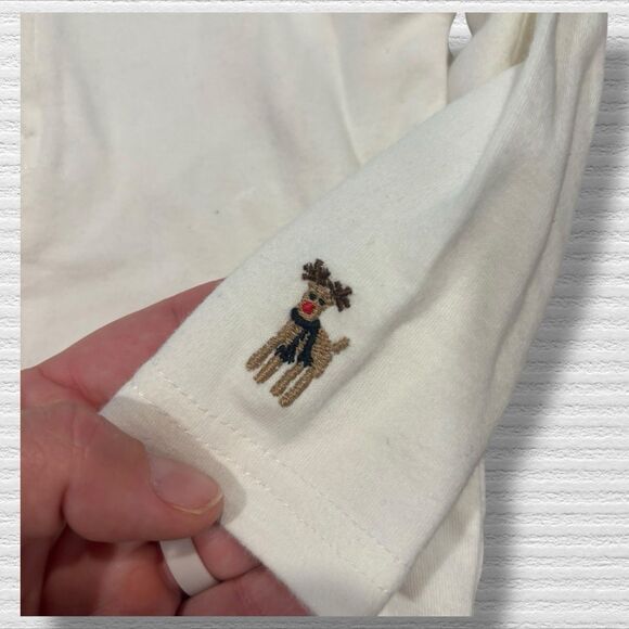 Baby Kitestrings by Hartstrings Reindeer Collared Bodysuit – 12M – Play - Picture 3 of 6